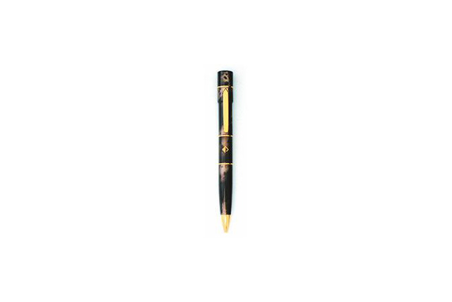 タニエバー ネームペン レヴィナGK ブラック TSK-59575【9mm丸浸透ネーム印・10mm丸黒檀認印(古印体)】