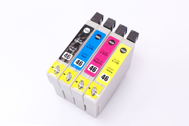 互換性インクカートリッジ エプソン（EPSON）互換インク IC4CL46 （4色セット IC46【BK/C/M/Y】）