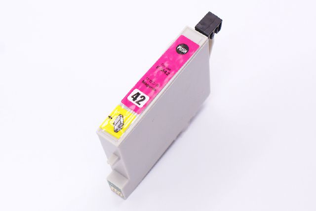 互換性インクカートリッジ エプソン（EPSON）互換インク ICM42 （マゼンタ）