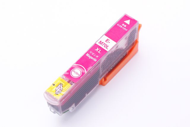 互換性インクカートリッジ エプソン（EPSON）互換インク ICM70 （マゼンタ）