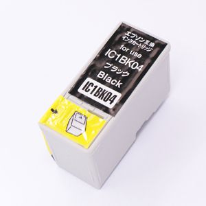 互換性インクカートリッジ エプソン（EPSON）互換インク IC1BK04 （ブラック）