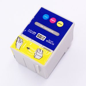 互換性インクカートリッジ エプソン（EPSON）互換インク IC3CL12 （3色一体型 IC12【C/M/Y】）