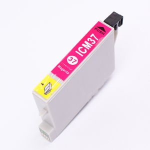 互換性インクカートリッジ エプソン（EPSON）互換インク ICM37 （マゼンタ）