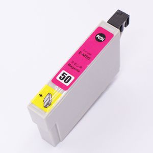 互換性インクカートリッジ エプソン（EPSON）互換インク ICM50 （マゼンタ）