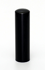 会社認め印 （寸胴） ブラックアグニ 16.5mm