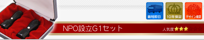 NPO設立G1セット