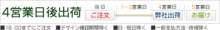 4営業日後出荷