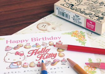 サンリオスぬりえタンプ商品イメージ画像