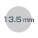 ���� �T�C�Y13.5mm