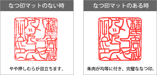 なつ印比較