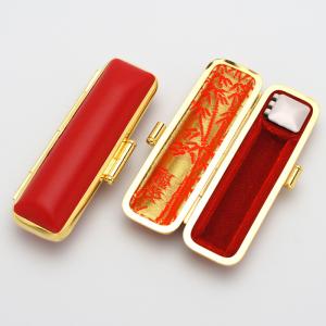 印鑑ケース/【赤-金枠】/10.5-12.0mm