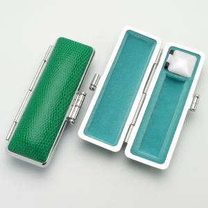 印鑑ケース/グリーン/12.5-15.0mm