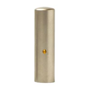 チタン印鑑/会社銀行印/タイガーアイ/16.5mm（寸胴タイプ）　【印鑑ケース付】