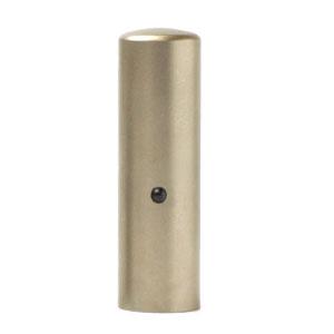 チタン印鑑/会社銀行印/オニキス/18.0mm（寸胴タイプ）　【印鑑ケース付】