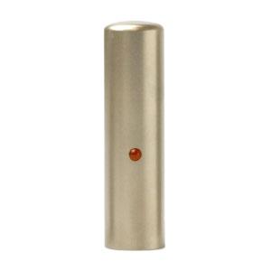 チタン印鑑/会社実印/レッドアゲード/16.5mm（寸胴タイプ）　【印鑑ケース付】