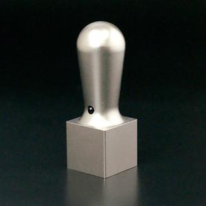 チタン印鑑/角印/オニキス/21.0mm（天丸タイプ）【印袋付】
