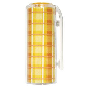 シャチハタ/チェック柄黄/品番：XL-9PKH/H-CHY