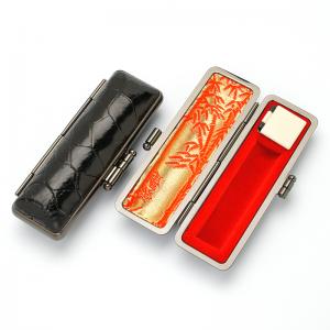 印鑑ケース/黒ワニ/16.5-18.0mm 印鑑ケース/黒ワニ/16.5-18.0mm