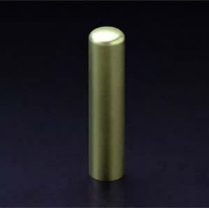 チタン印鑑/銀行印/シャンパンライム/13.5mm 【印鑑ケース付】 チタン印鑑/銀行印/シャンパンライム/13.5mm 【印鑑ケース付】