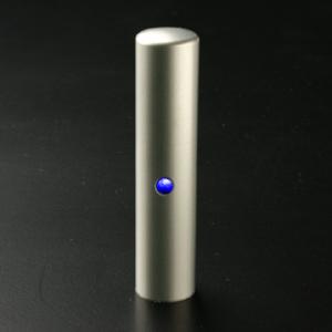 チタン印鑑/認め印/ラピスラズリ/12.0mm 【印鑑ケース付】 チタン印鑑/認め印/ラピスラズリ/12.0mm 【印鑑ケース付】