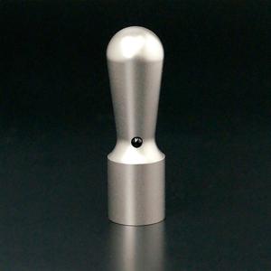チタン印鑑/会社認め印/オニキス/18.0mm(天丸タイプ) 【印鑑ケース付】