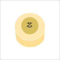 牛角(オランダ水牛) の断面イメージ