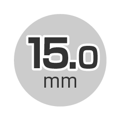 15.0mm