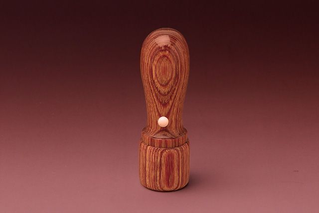 会社銀行印 (天丸・蓋付) 彩樺 SAIKA 16.5mm