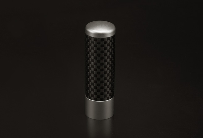 会社法人印プレミアムチタン印鑑リアルカーボンチタン(寸胴)18.0mm