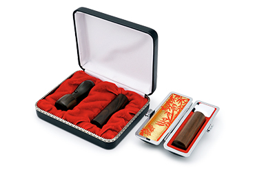 会社設立実印・銀行印・認印セット 黒檀