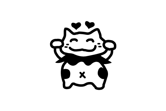 ゴルフボールスタンプ マイボールスタンプ キャラクターアイコンタイプ 【No.14 ねこA】
