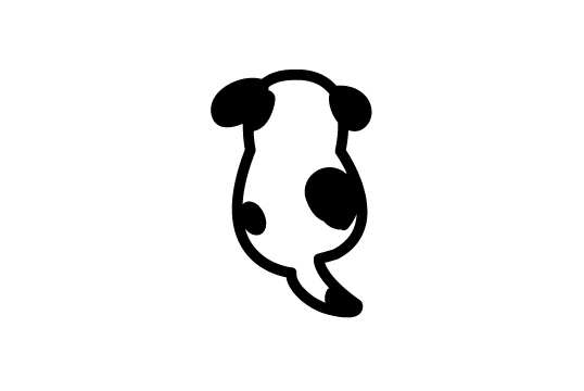 ゴルフボールスタンプ マイボールスタンプ キャラクターアイコンタイプ 【No.15 いぬB】