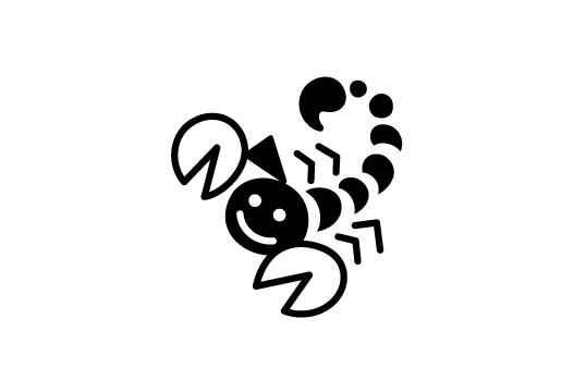 ゴルフボールスタンプ マイボールスタンプ キャラクターアイコンタイプ 【No.40 蠍座】