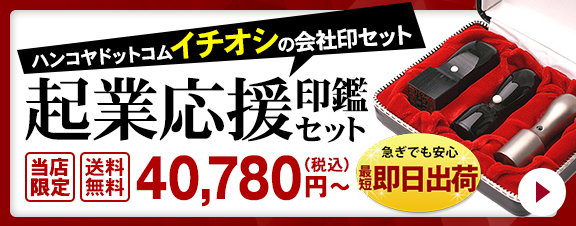 起業応援 会社設立印鑑セット