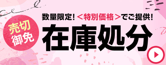 特別価格の在庫処分商品