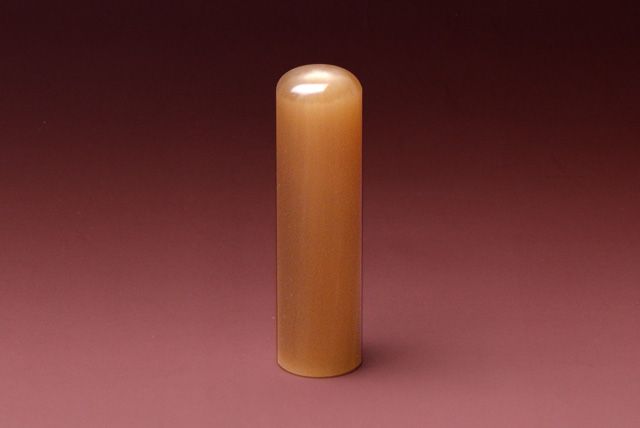実印 牛角・純白 16.5mm│印鑑・はんこ・実印【ハンコヤドットコム】
