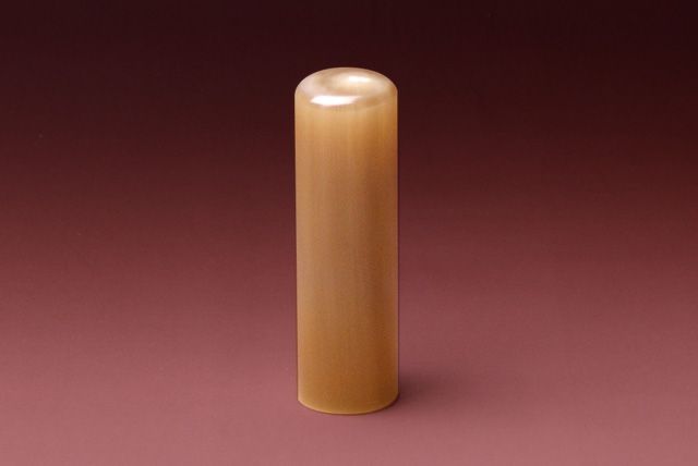実印 牛角・純白 18.0mm│印鑑・はんこ・実印【ハンコヤドットコム】