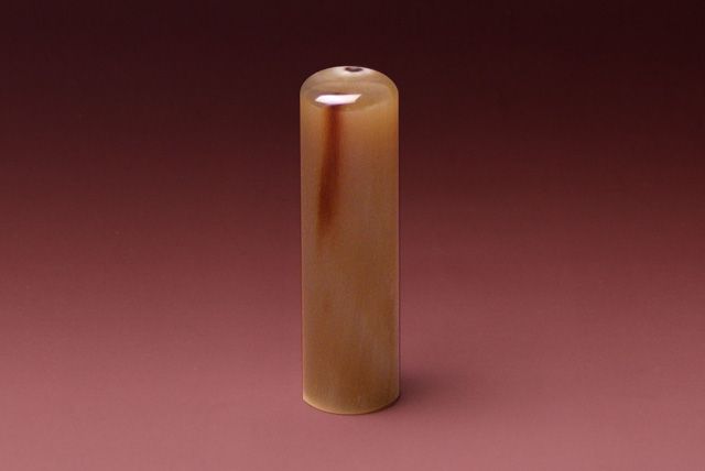 実印 牛角・淡色 16.5mm│印鑑・はんこ・実印【ハンコヤドットコム】