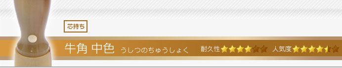 牛角 中色 実印・銀行印・角印+シヤチハタ住所印セット