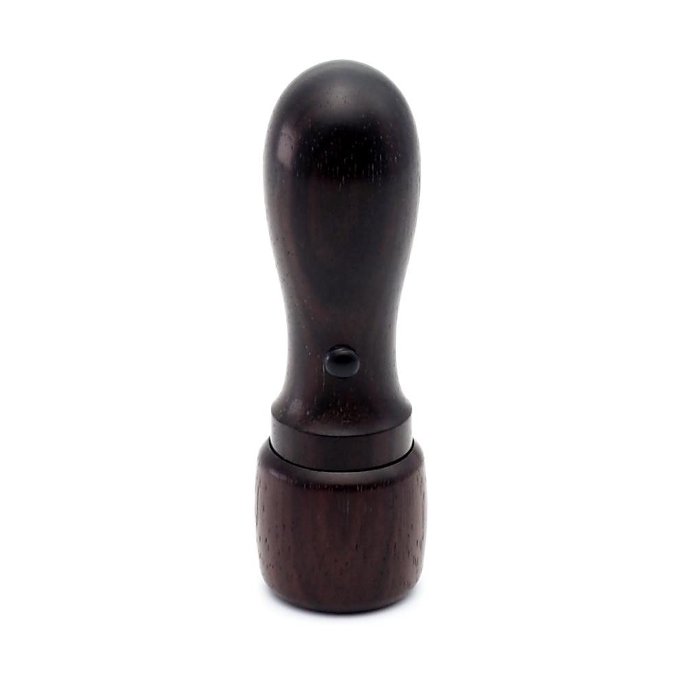 会社銀行印 （天丸・蓋付） 黒檀 16.5mm