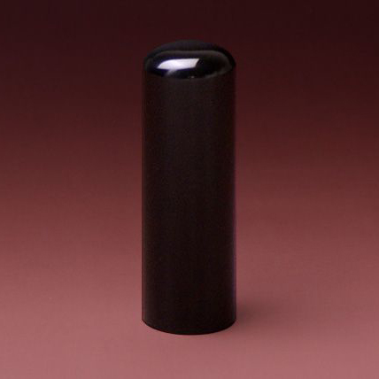 会社法人印 チタン印鑑ブラスト （天丸） 16.5mm【印鑑】