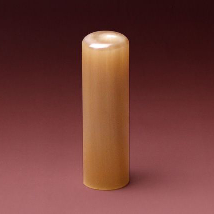 会社法人印 チタン印鑑ブラスト （寸胴） 18.0mm【印鑑】