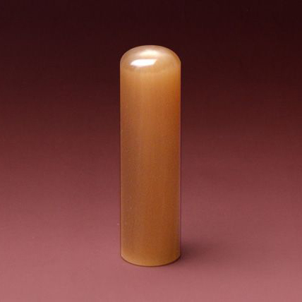 資格・先生認印 プレミアムチタン印鑑プレミアムブラック （天丸） 18.0mm【印鑑】