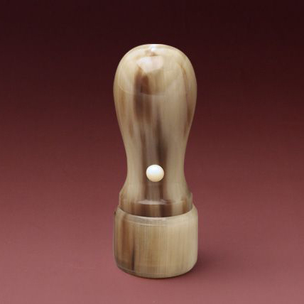 資格・先生認印 プレミアムチタン印鑑プレミアムブラック （寸胴） 18.0mm【印鑑】