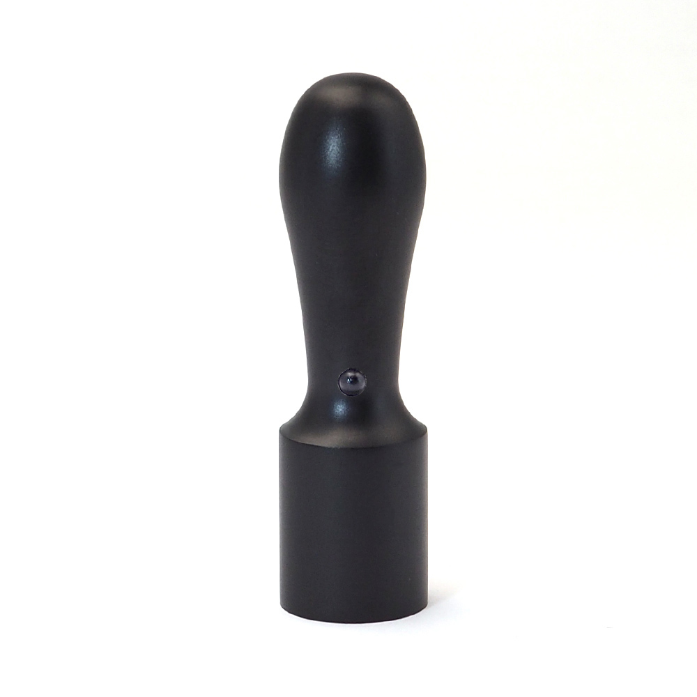 チタン印鑑/会社銀行印 ブラストチタン ブラックブラストチタン 天丸16.5mm