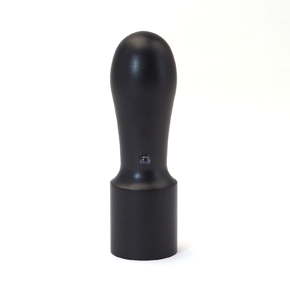 チタン印鑑/会社実印 ブラストチタン ブラック 寸胴16.5mm