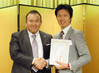 弊社社長藤田と舟橋社長