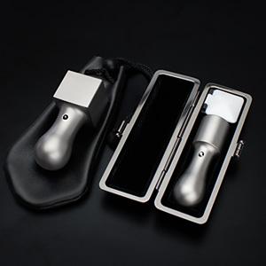 一般財団法人設立(GIF設立)実角セット （実印・角印21ｍｍ） ブラストチタン （天丸タイプ） 【選べるアタリ・印鑑ケース・印袋付】【印鑑】