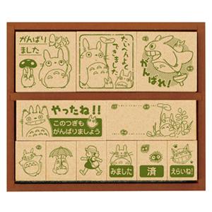 ビバリー となりのトトロ・木製ごほうびスタンプ【2】 （木製ゴム印） SG-128