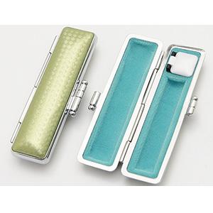 印鑑ケース シャンパンカラー印鑑ケース シャンパングリーン 10.5-12.0mm